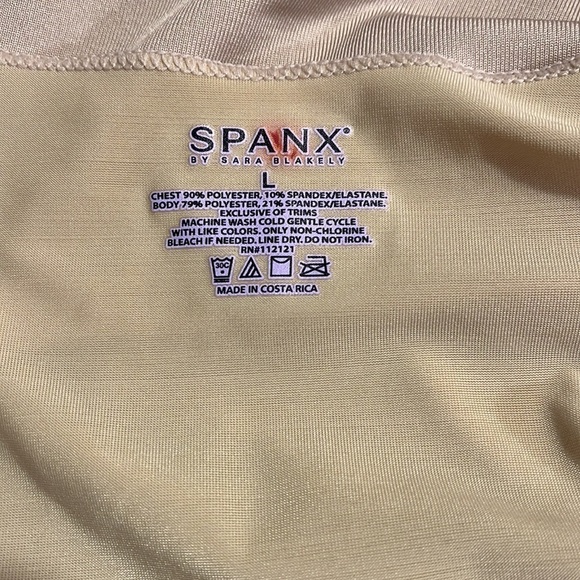 SPANX Nude Shaping Tank Top Sz L - Picture 3 of 3